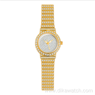 New hot selling BS FA1101 factory direct luxury full diamond ladies watch fashion steel band wristwatches high quality